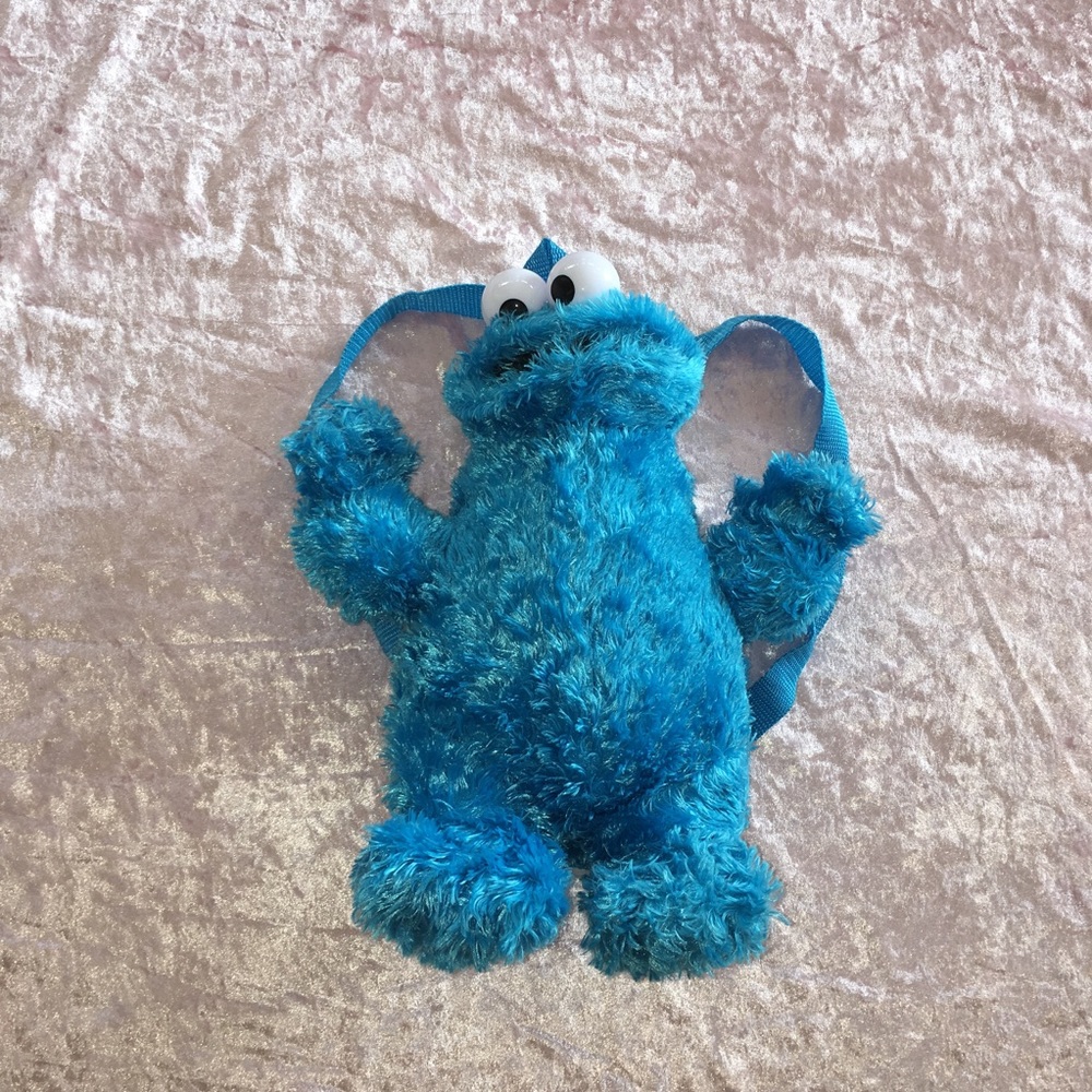 🍪 Adorable cookie monster plushie backpack 🍪